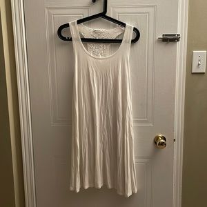 Sheer white beachy dress